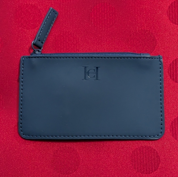 Carolina Herrera Handbags - 🆕 Carolina Herrera Good Girl Navy Blue Card Holder Coin Purse Small Wallet